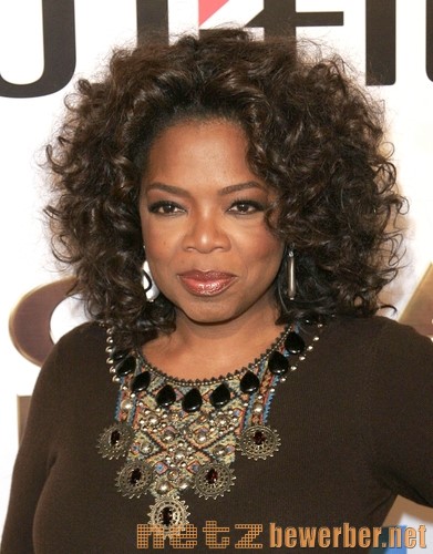 Oprah Winfrey mit voluminser Lockenmhne