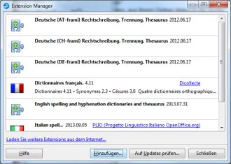 PDF-Add-on für Writer installieren