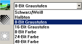 Farbeinstellungen beim Scannen