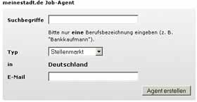 Jobangebote per Email