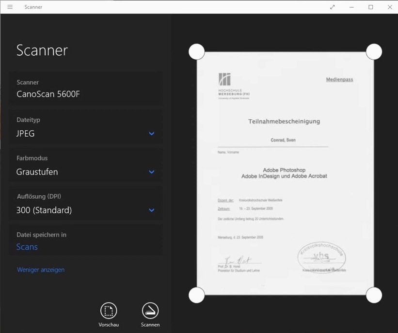 Windows Fax&Scan