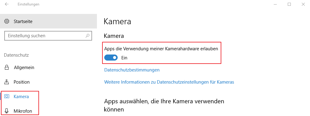 Hardwarezugriff erlauben Hardwarezugriff erlauben