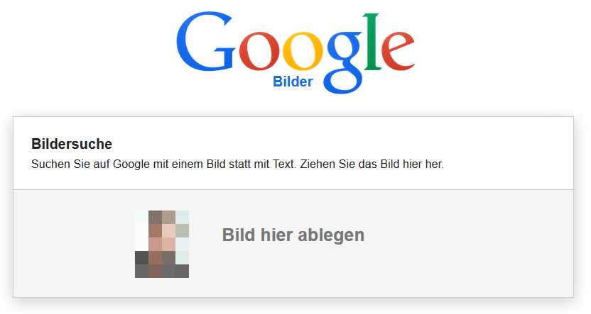 Bildersuche in Google