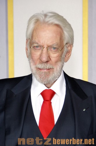 Donald Sutherland mit Vollbart